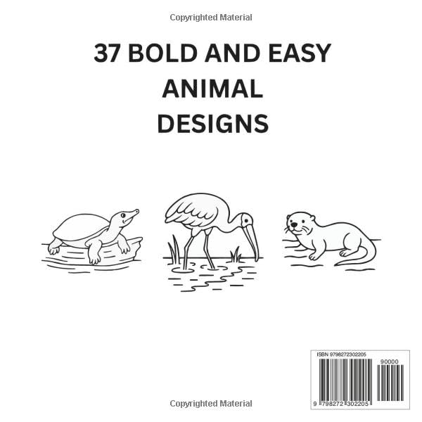 Wildlife of Everglades National Park Coloring Book: Bold and Easy Majosta