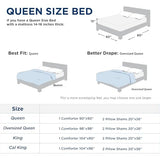 Quataly Brown Full Comforter Set - 3 Pieces Seersucker Lightweight Bedding Comforter Sets (1 Soft Fluffy Comforter & 2 Pillowcases) - All Seasons Cozy Modern Bed Sets Quataly