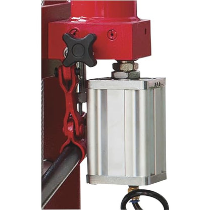 Strongway 40-Ton Pneumatic Shop Press with Gauge and Winch - WoodArtSupply