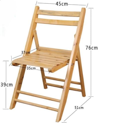 RFQWET Folding Dining Chairs Upholstered Padded Seat, Solid Wood Frame, Portable, Compact Design for Home Office, Kitchen, Living Room, Guest Seating Space Saving Extra Seating Solutions RFQWET