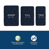 Royal Sleep Products by The Futon Factory 8 inch Foam Futon Mattress - Solid Royal Blue Cover - Full Size - CertiPUR Certified Foams - Made in USA - (Frame not Included) Royal Sleep Products