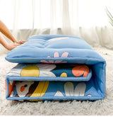 35x75inch Japanese Floor Mattress Futon Mattress,Foldable Tatami Mat Portable Roll Up Sleeping Pad for Dormitory Camping Floor Lounger Bed (Gray) YUURO