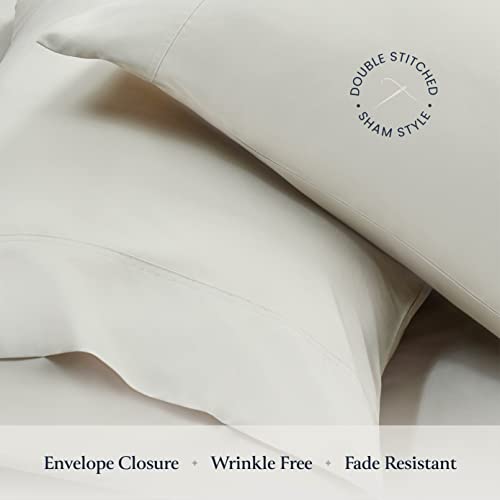BELADOR Silky Soft Full Sheet Set - 6 Piece Luxury Bed Sheets with Deep Pocket for Full Size Bed, Secure-Fit Elastic, Breathable, Wrinkle Free Oeko-Tex BELADOR