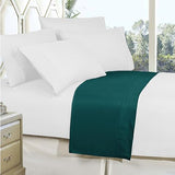 Elegant Comfort Premium Hotel Quality 1-Piece Flat Sheet, Luxury and Softest 1500 Premium Hotel Quality Microfiber Bedding Flat Sheet, Wrinkle-Free, Stain-Resistant, King, Marine Teal Elegant Comfort