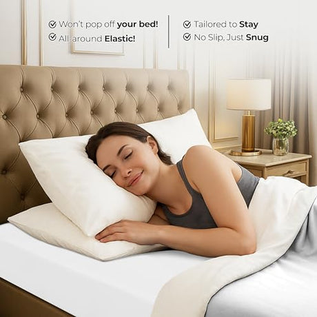 Utopia Bedding Full Fitted Sheet - Bottom Sheet - Deep Pocket - Soft Microfiber - Shrinkage and Fade Resistant - Easy Care -1 Fitted Sheet Only (White) Utopia Bedding