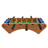 HOHXFYP Foos Table Soccer,Robust PP and Wood Material Entertaining Foos Table Soccer Bal,Have Fun Portable Foos Table Toy for Home and Travel HOHXFYP
