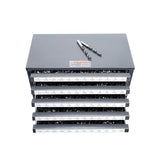 VEVOR Drill Bit Dispenser Cabinet, Five-Drawer Drill Bit Dispenser, 60-Compartment Drill Bit Organizer Cabinet, Drill Dispenser Organizer Cabinet Holder for Jobber Length Wire Gauge Sizes 1 to 60 VEVOR
