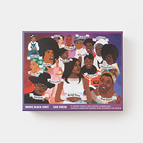Brave. Black. First. Puzzle: A Jigsaw Puzzle and Poster Celebrating African American Women Who Changed the World: Jigsaw Puzzles for Adults and Jigsaw Puzzles for Kids Clarkson Potter