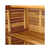 vidaXL Solid Acacia Wood Patio Bar Set - 3 Piece Outdoor Dining Ensemble with Oil Finish, Elegant 2 Shelf Bar Table, and Comfortable Stools vidaXL