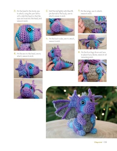 Crochet Creatures of Myth and Legend: 19 Designs Easy Cute Critters to Legendary Beasts WoodArtSupply