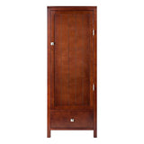 Winsome 94402 Pantry Cupboard with Door, Antique Walnut Winsome