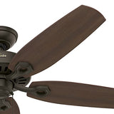 Hunter Fan Company Fan Builder Elite Indoor Ceiling Fan with Pull Chain Control, Metal, New Bronze Finish, 52 Inch Hunter