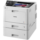 Brother Printer HLL8360CDWT Business Color Laser Printer with Duplex Printing, Wireless Networking and Dual Trays, White Brother