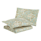 Laura Ashley Home - King Quilt Set, Cotton Reversible Bedding with Matching Shams, Bedroom Decor Ideal for All Seasons (Brompton Green, King) Laura Ashley