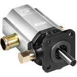 Bestauto Hydraulic Wood Splitter Pump 3000 PSI 2 Stage Log Splitter Pump 13 GPM, Hydraulic Gear Pump 3600 RPM Aluminum Log Splitter Pumps 1/8" Keyed Best In Auto