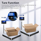 KUAIVO Shipping Scale, 440lb/0.35oz High Accurate Digital Postal Scale with Hold/Tare Function, Shipping Scale for Small Business, Packages, Luggage, Home Use, Battery & Charging Cable Include