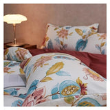 YUSIWOAL European style Bedding Set Cotton Queen Duvet Cover Set with Sheets Single Double Bedding Sets,Summer Duvet Cover sets(A,King) YUSIWOAL