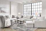 Signature Design by Ashley Maitelynn Contemporary Sofa with Accent Pillows, Reversible Cushions and Sloped Arms, Light Gray Signature Design by Ashley