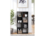 Signature Design by Ashley Langdrew 8 Cube Storage Organizer or Bookcase, Black Signature Design by Ashley