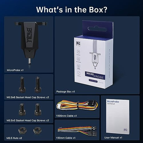 BIQU MicroProbe V2.0 Bed Leveling Sensor kit 3D Printer Auto Leveling Tool with High Precision High Quality Metal Probe Suitable for B1 BX H2 Ender-3 RatRig VC3 Voron 2.4 BIQU