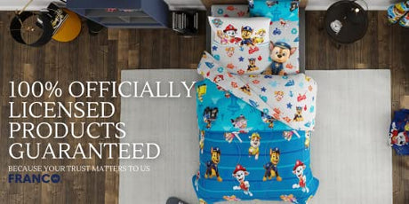 Paw Patrol Kids Bedding Super Soft Comforter and Sheet Set with Sham, 5 Piece Twin Size, (100% Officially Licensed Nickelodeon Product) By Franco Franco
