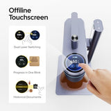LaserPecker LP4 (Deluxe) Dual Laser Engraver for Almost All Materials, 10W Diode + 2W IR Dual Laser Engraver 240000mm/min High Speed Ultra Precise Laser Engraver for Metal Leather Wood Acrylic LaserPecker
