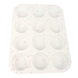 SHEbaking Silicone Muffin Pan Regular 12 Cups Muffin Tin for Muffin and Cupcakes Non-stick Bakeware Durable Baking Mold Cupcake Molds BPA Free SHEbaking