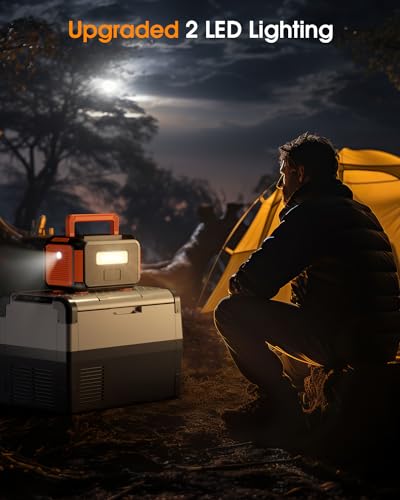 EBL Portable Power Station 300W(Peak 600W), 269.36Wh Lithium Battery Camping Solar Generator for Outdoor and Indoor Emergency Use EBL