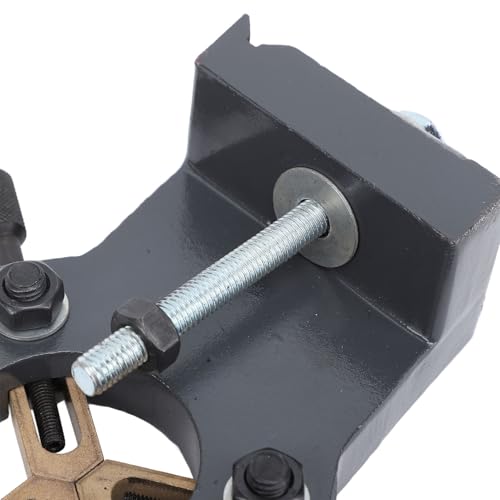 lvifloae Lathe Center Rest,Wood Lathe Steady Rest Grey Color Metal Mini Lathe Steady Rest Woodturning Steady Rest for 0618 CJ18 CJ0618A 7x12 7x14 06183B lvifloae