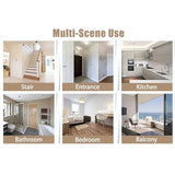 Cafe Door Swinging Door, Modern Style Swing Door with Hinges, Pine Wood Saloon Swinging Door Single Panel, White Interior Partition Door for Shop Entrance Partition, Kitchen, Bar Pub, Coffee Shop (Si HOFSSI