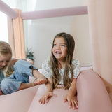 Pink Rainbow Bounce House 8x8 PLAYSMOL