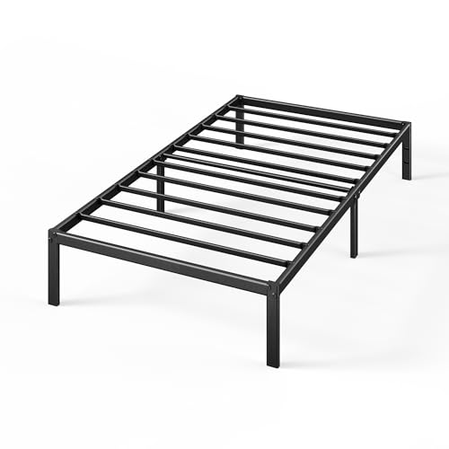 Zinus 14 Inch Elias Metal Platform Bed Frame, Steel Support, No Box Spring Needed, Easy Assembly, Twin Zinus