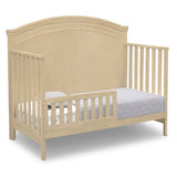 Simmons Kids SlumberTime Emma 4-in-1 Convertible Baby Crib N More - Greenguard Gold Certified, Natural Sandstone