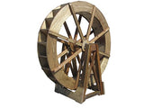 SamsGazebos 6-Foot Craftsman Style Japanese Wood Water Wheel with Stand SamsGazebos