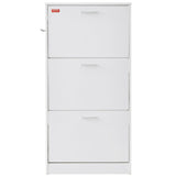 VEVOR Shoe Cabinet with 3 Flip Drawers, Shoe Storage Cabinet for Entryway, Free Standing Shoe Storage Organizer with Side Hooks for Heels, Boots, Slippers in Hallway, Living Room VEVOR