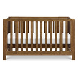 DaVinci Carter's Colby Grow 6-in-1 Convertible Bassinet to Crib in Walnut, GREENGUARD Gold Certified, Removable Wheels DaVinci