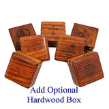 Working Antique Brass Pocket Sundial Compass | Unique Gift for Hikers, Campers, and Outdoor Enthusiasts | Optional Engraved Compass Personalized with Hardwood Box (Design My Own) Stanley London