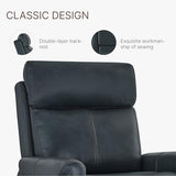 KISLOT Wall Hugger Recliner Chair for Adults, Faux Leather RV Recliner with USB Charging Ports Electric Power Reclining Sofa for Living Room Home Theater Seating Bedroom