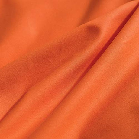 SUSYBAO Burnt Orange Duvet Cover Twin 100% Cotton 2 Pieces Set 1 Vibrant Orange Duvet Cover with Zipper Ties 1 Pillow Sham Bright Colored Single Bedding Set Soft Comfortable SUSYBAO