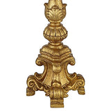 Regency Hill Traditional Glam Console Accent Table Lamp 18" High French Gold Uplight Alabaster Glass Shade Decor for Living Room Bedroom House Bedside Nightstand Office Reading Family Regency Hill