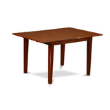 East West Furniture Picasso Modern Kitchen Rectangle Dining Table Top with Butterfly Leaf, 32x60 Inch, Mahogany East West Furniture
