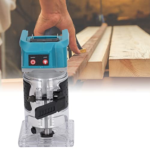 Mavaol Brushless Lithium Trimming Carving Machine Brushless Woodworking Router 18V Battery Hole Trimmer for BL1815 Mavaol