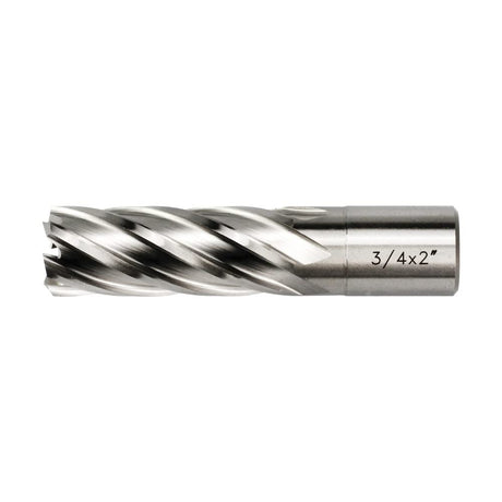OSCARBIDE Annular Cutter 3/4 inch Cutting Diameter 2 inch Depth of Cut,3/4 inch Weldon Shank 2 Flat Mag Drill Bit with Pilot Pin for Magnetic Drill Press,1 Piece OSCARBIDE