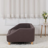 Dog Bed/Pet Sofa Bed Technology Cloth Medium-Large Pet Sleeping Couch High Wood Leg Animal Bed Sofa (Brown) AFBKSS&BB