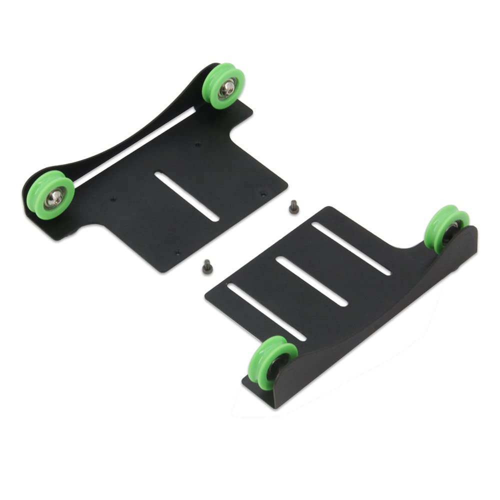 Yeebyee 3D Printer Filament Holder Universal Adjustable Material Shelf Fixed Support Tray Mount Rack Bracket with Bearing Pulley for PLA ABS 0.5kg-3kg All 3D Printer Filament Yeebyee