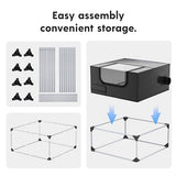 LONGER Protective Cover with Ventilation, 27.5x27.5x11.8 inches Laser Cutter Machine Protective Cover for Most Laser Engraving Machine Insulates Against Smoke and Odor Noise Reduction Eye Protection Longer