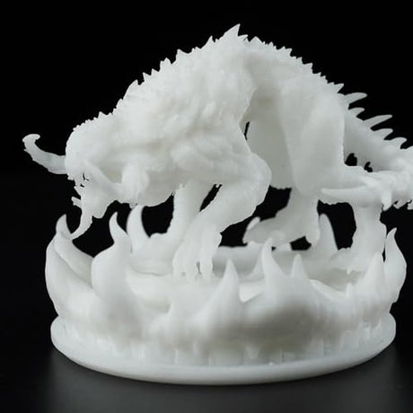 FUNCRECOL 3D Printer Resin, 16K Upgraded Standard Photopolymer Resin, 405nm Fast UV-Curing Low Odor High Precision 3D Printing Resin for LCD/DLP/MSLA 3D Printer, 16K White 1000g FUNCRECOL