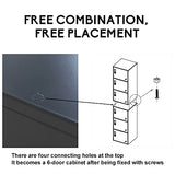 WISUNO 3 Door Vertical Stackable Storage Cabinet with Lock,Anti-Failing Device, Metal Lcoker,Organizer for Office, Home, Gym, School,Employee,Kids. (Grey) WISUNO