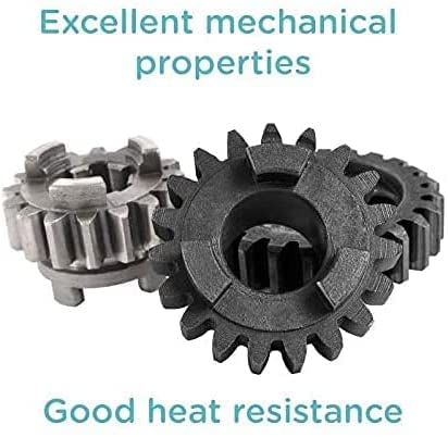 Polymaker Polymax Tough PC Filament 1.75mm, Black Polycarbonate Filament 1.75mm 0.75kg Cardboard Spool - PC Filament 3D Printer Polycarbonate Filament PC, Tough & High Heat Resistant POLYMAKER