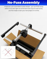ATOMSTACK Swift Laser Engraver for Beginners, 7000mW Output Laser Cutter, Laser Class 4, 300×300mm Working Area, 0.08mm Accuacy Engraving Machine for Wood, Leather, Coated Metal, Acrylic (Swift 7W) KoveYzao
